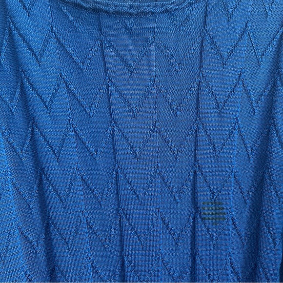 Vintage Missoni Cobalt Blue Tunic Sweater size 4 - Picture 3 of 8
